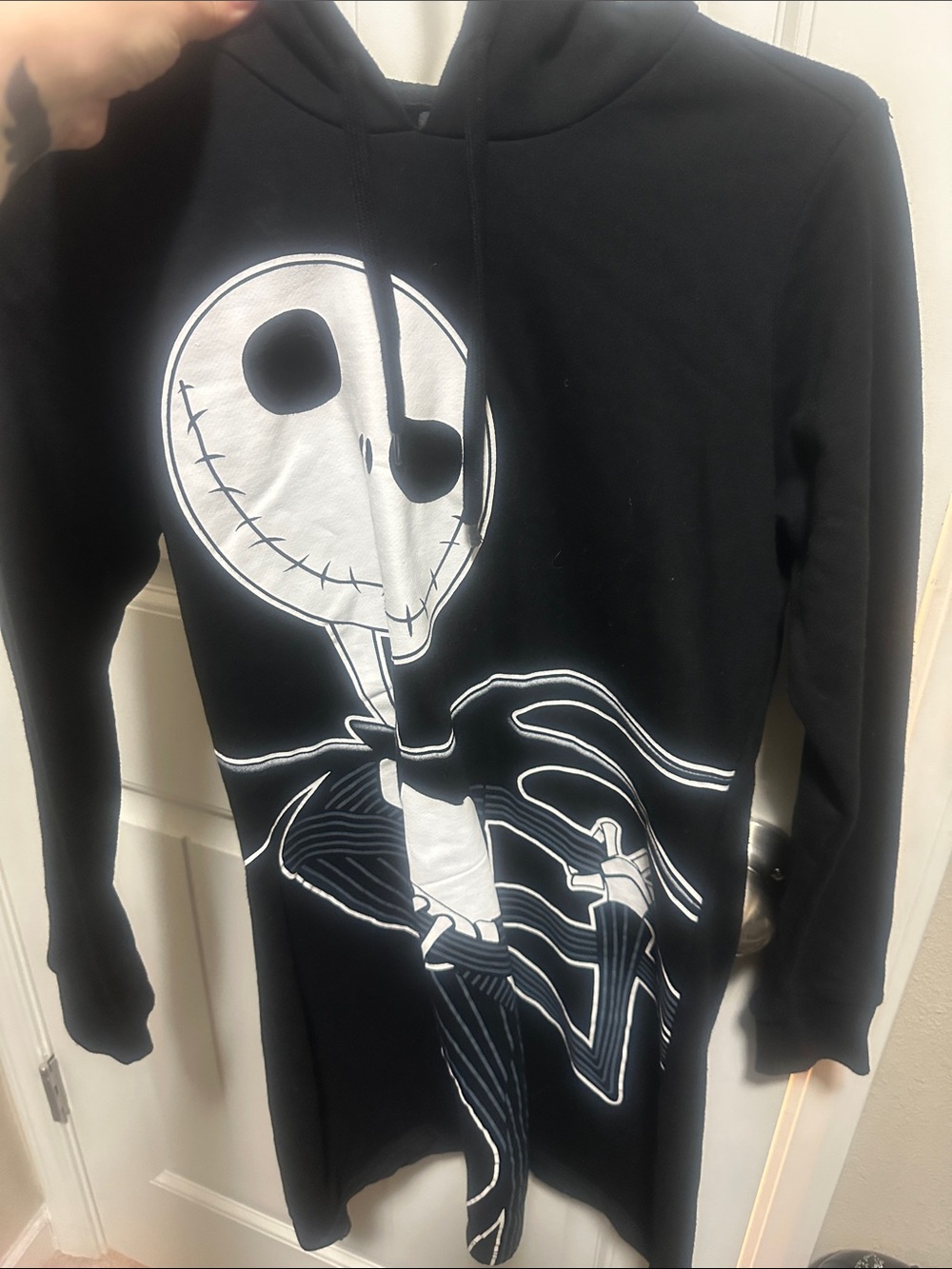Jack skellington the nightmare before Christmas sweater hoodie dress small